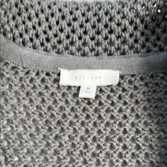 Knit Collared Open Cardigan - Picture 4 of 12